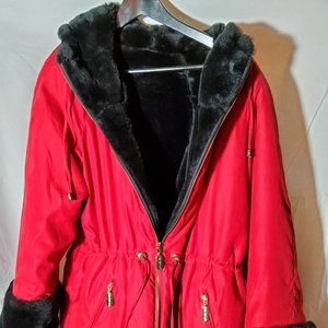 Jones New York, Size Medium, Red/Black